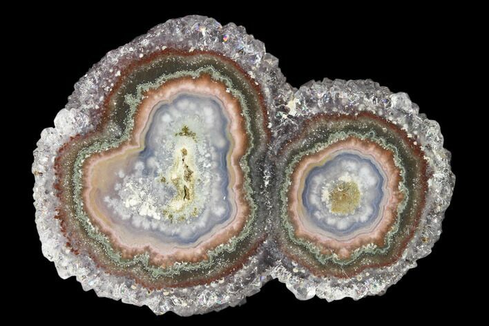 Amethyst Stalactite Slice - Uruguay #138760